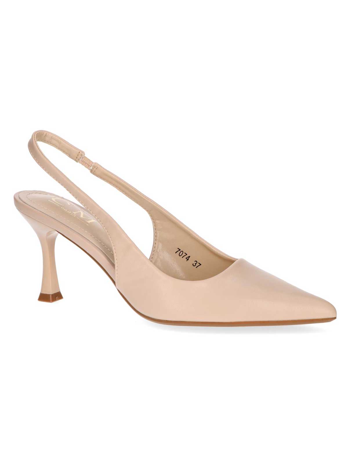 Paola - Spetsiga stilettklackar med öppen klack